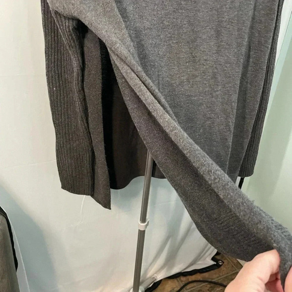 ASOS split‎ side turtleneck grey sweater size 6 -B12 - Picture 6 of 9